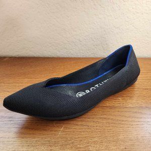 Rothy's Pointed Toe Black Flats - Size 5